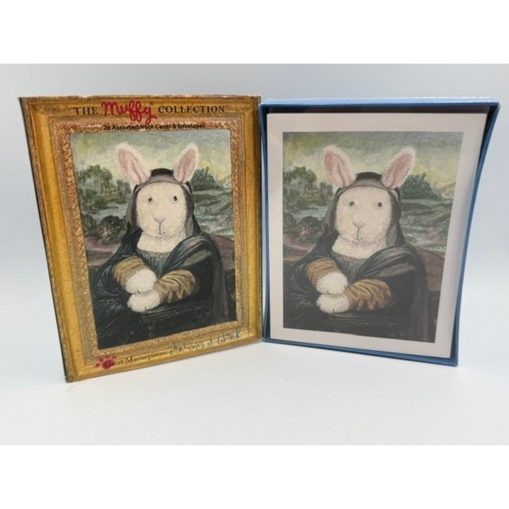 Muffy VanderBear Great Masterpieces 20 Note Cards Envelopes Boxed Set 1999